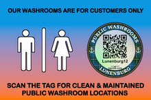 Load image into Gallery viewer, Lunenburg Public Washroom Map Sign