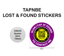 Load image into Gallery viewer, Lost & Found Stickers (3 per pkg)