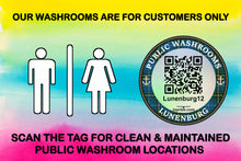 Load image into Gallery viewer, Lunenburg Public Washroom Map Sign
