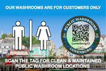 Load image into Gallery viewer, Lunenburg Public Washroom Map Sign
