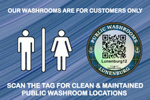 Load image into Gallery viewer, Lunenburg Public Washroom Map Sign
